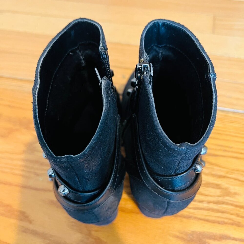 Simply Vera Vera Wang Moto Women's High Heel Ankle Boots Size 8.5 US - Picture 13 of 16